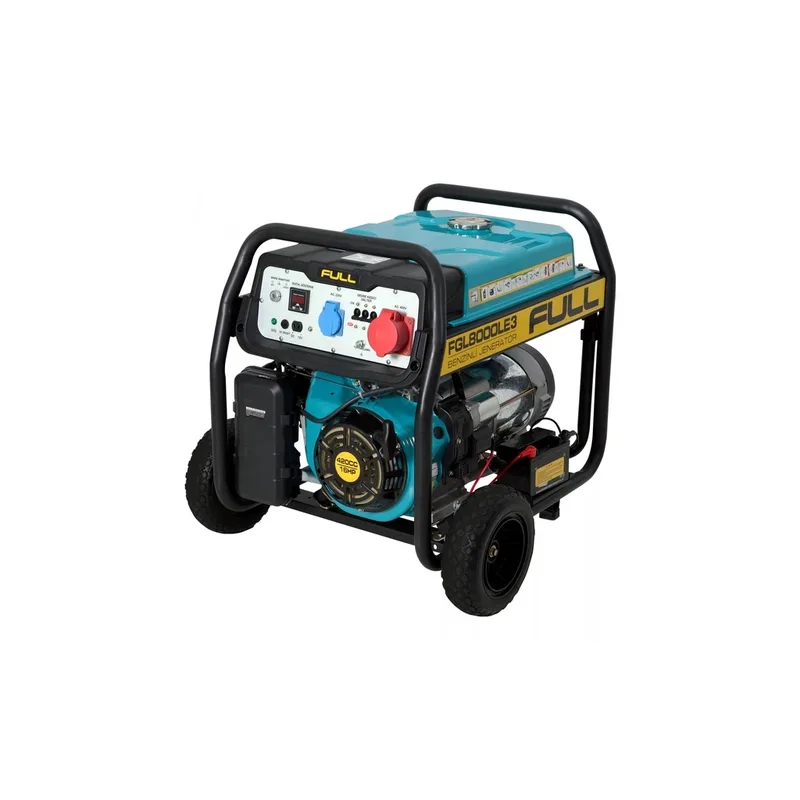 Генератор FULL , 3-ф. 380/220V, 11kVA/8.8kW, 25 л, 2.4 л/год, стартер (FGL8000LE3)