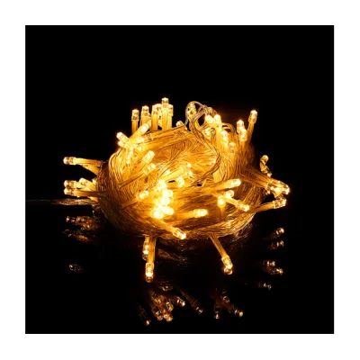 Гірлянда Voltronic 100 LED Діод White Hot, 10 м., 8 режимів, прозора (Garl-100LED-10mWH)
