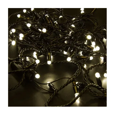 Гірлянда Voltronic Діод White Hot 160LED, 20 м,чорна (Linhai-160LED-20mWH)