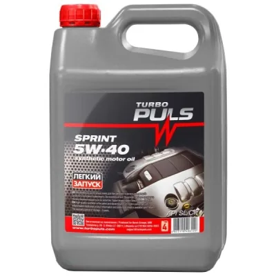 Моторна олива TURBO PULS SPRINT 5W-40, API SL/CF 3,6л (4823110406120)