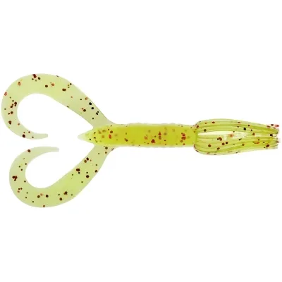 Силікон рибальський Keitech Little Spider 2" (8 шт/уп) PAL01 Chartreuse Red Flk (1551.11.75)