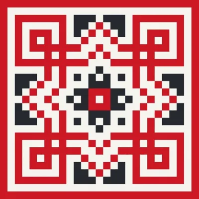 Картина по номерам ArtCraft Український орнамент 30х30 см (13040-AC)