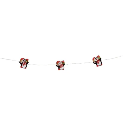Гірлянда Chomik Струна Пінгвін 2.2 м 20 LED Теплий білий (5900779854154)
