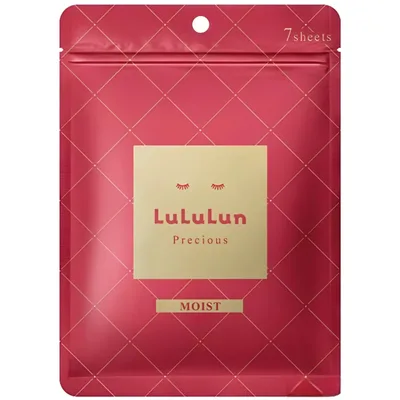 Маска для обличчя Lululun Precious Moist Red Face Mask 7 шт. (4582305068887, 4580794012572)