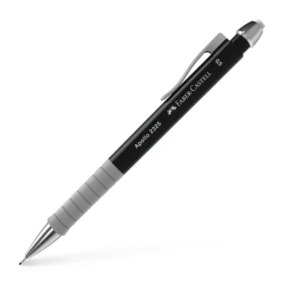 Олівець механічний Faber-Castell Apollo Black, корпус чорний (0,5 мм) (29169)