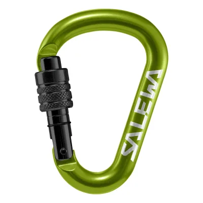 Карабін туристичний Salewa HMS Screw G2 1525 5810 - Small - зелений (013.003.1317)
