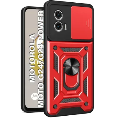 Чохол до мобільного телефона BeCover Military Motorola Moto G24/G24 Power Red (710725)