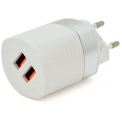 Зарядний пристрій iKAKU KSC-181 2xUSB 2.4A White (KSC-181-JUNENG)