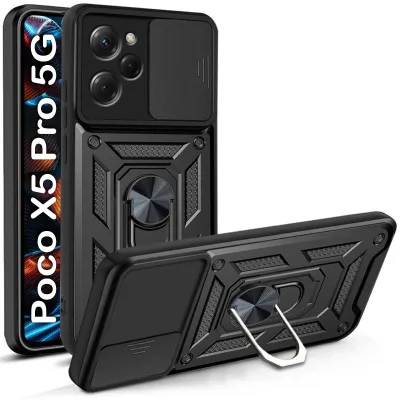 Чохол до мобільного телефона BeCover Military Poco X5 Pro 5G Black (709114)