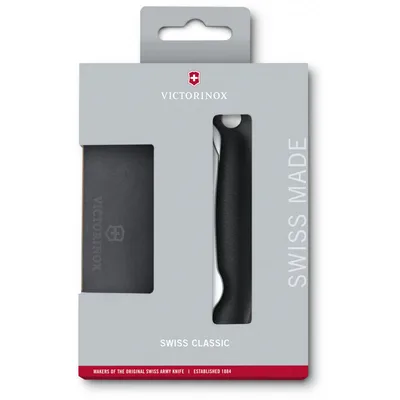 Набір ножів Victorinox SwissClassic Cutting Board Set Black (6.7191.F3)