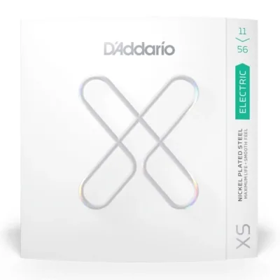 Струни для гітари D'Addario XS Coated Electric Guitar Strings Medium Top / Extra Heavy Bottom (11-56) (XSE1156)