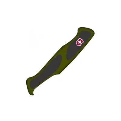 Накладка на ніж Victorinox 130мм RangerGrip red,black передня з лого (Vh+)