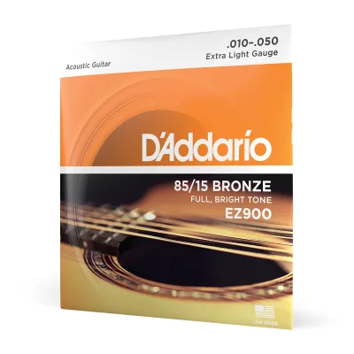 Струни для гітари D'Addario 85/15 Bronze Extra Light (10-50) (EZ900)
