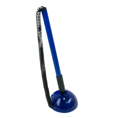Ручка кулькова Buromax non-retractable, Desk pen, blue (BM.8141-01)