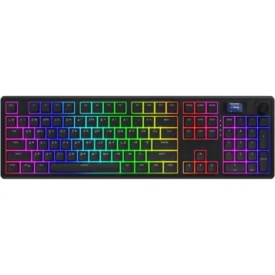Клавіатура Hator Skyfall 100 PRO Aurum Vanila Silent RGB Wireless/Bluetooth/USB UA Black (HTK4101UA)