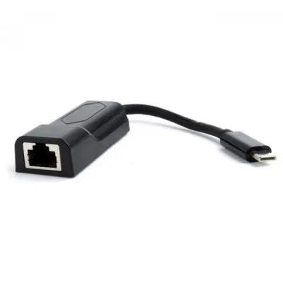 Перехідник USB-C to RJ45 Ethernet 1000Mbps Cablexpert (A-CM-LAN-01)
