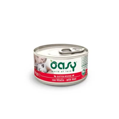 Консерви для котів OASY Телятина 85 г (8053017342832)