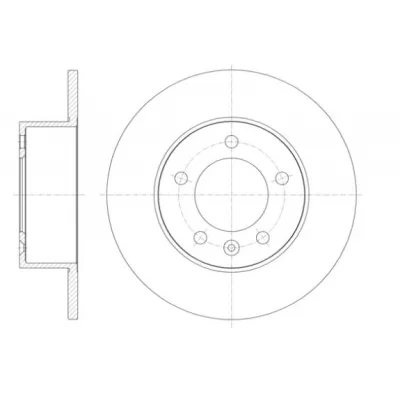 Гальмівний диск REMSA 61412.00