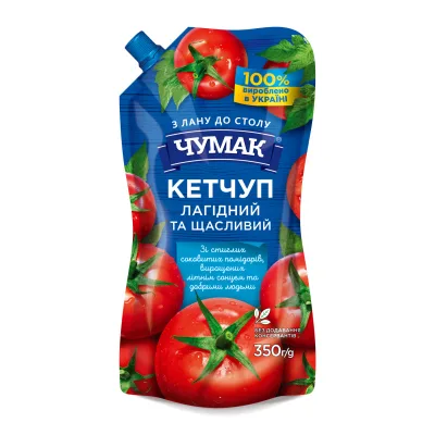 Соус Чумак Кетчуп Лагідний 350 г (4823096009063)