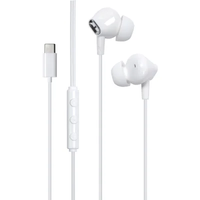 Навушники Vention Echo Lite USB-C In-Ear Wired White (GBBWAV)