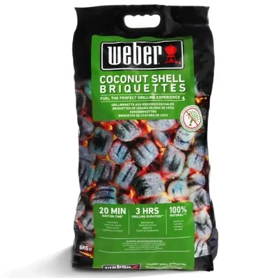 Брикети Weber з кокосової стружки 8кг (18402)