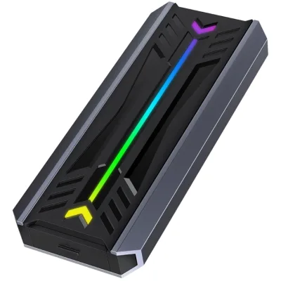 Кишеня зовнішня Dynamode M.2 SSD NVMe/SATA to USB-C USB 3.2 Gen2 tool-free (DM-CAD-SSD16)