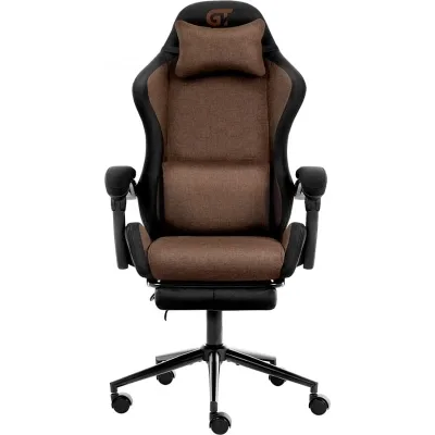 Крісло ігрове GT Racer X-2338 Brown/Black (X-2338 Fabric Brown/Black)