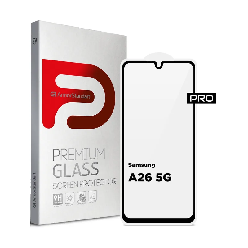 Скло захисне Armorstandart Pro Samsung A26 5G Black (ARM82212)