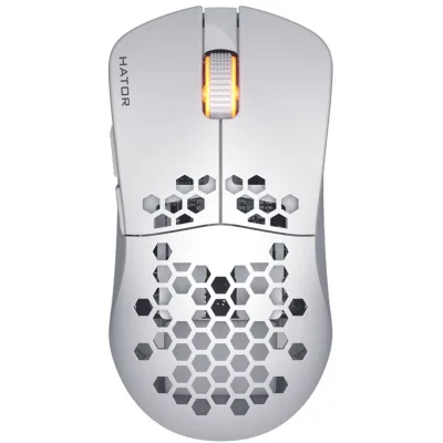 Мишка Hator Stellar Wireless/Bluetooth/USB White (HTM651)