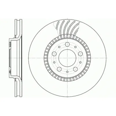 Гальмівний диск REMSA 6591.10