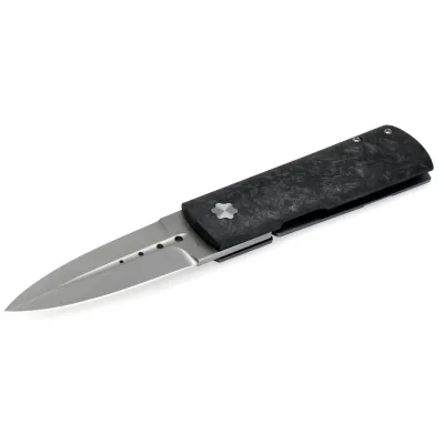 Ніж Maserin Daga, Elmax, fat carbon, чорний (372/N)