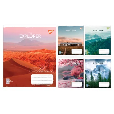 Зошит Yes The Explorer А5 96 аркушів лінія (767860)