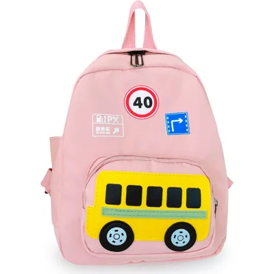 Рюкзак дитячий Evo-kids Small Bus Pink (2418-7 Pink Bus)