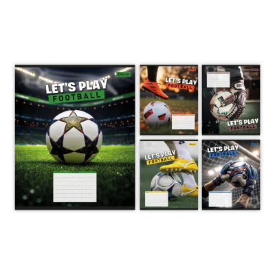 Зошит 1 вересня Let's play football А5 36 аркушів лінія (768755)