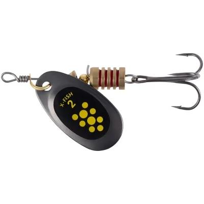 Блешня X-Fish Dark Side 4g 2 Nikel black lime (1917.07.23)