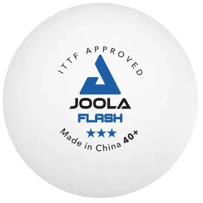 М'ячик для настільного теніса Joola Flash 40+ White 6 шт (40041) (930941)