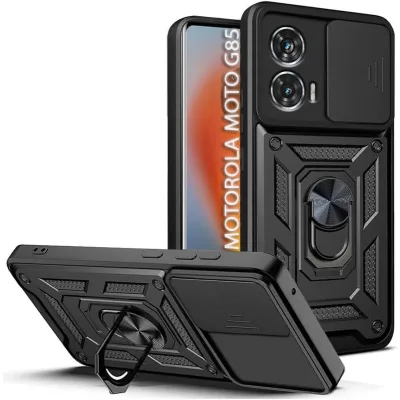 Чохол до мобільного телефона BeCover Military Motorola Moto G85 Black (712163)