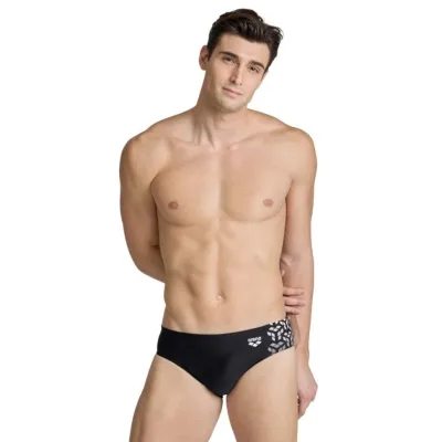 Плавки Arena Kikko V Swim Briefs 006750-510 чорний, білий 85 (3468337061489)