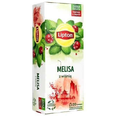 Чай Lipton Cherry&Lemonbalm 20 пакетиків (5063270103951)