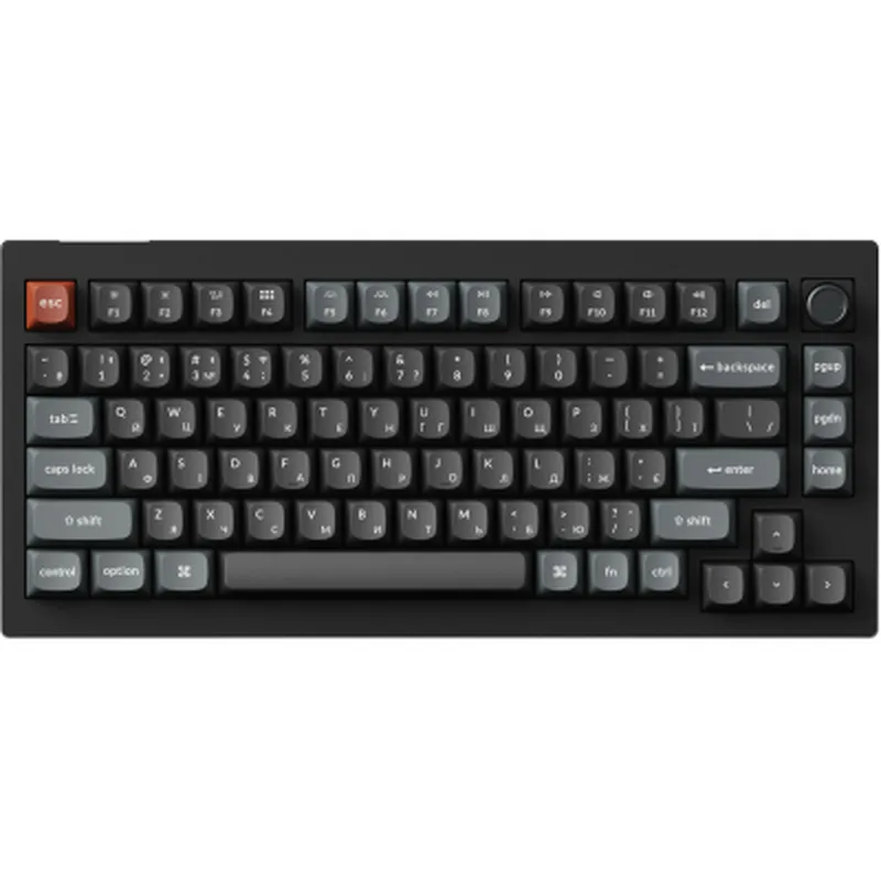 Клавіатура Keychron V1 Ultra Keychron Red Switch RGB UA Black (V1U-D1-UA)