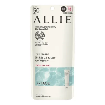 Засіб від засмаги Kanebo Allie Chrono Beauty Facial Gel UV EX SPF50+ PA++++ Для обличчя 60 г (4973167057780)