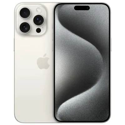 Мобільний телефон Apple iPhone 15 Pro Max 256Gb White Titanium (REF A) BREEZY (2AMU783)