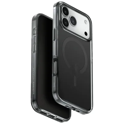 Чохол до мобільного телефона Uniq Clario iPhone 17 Pro Max Magclick Charging Black (8886463694831)