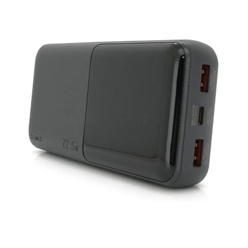 Батарея універсальна Remax 20000mAh, 22.5W, 2*USB+Type-C, Black (RPP-623)