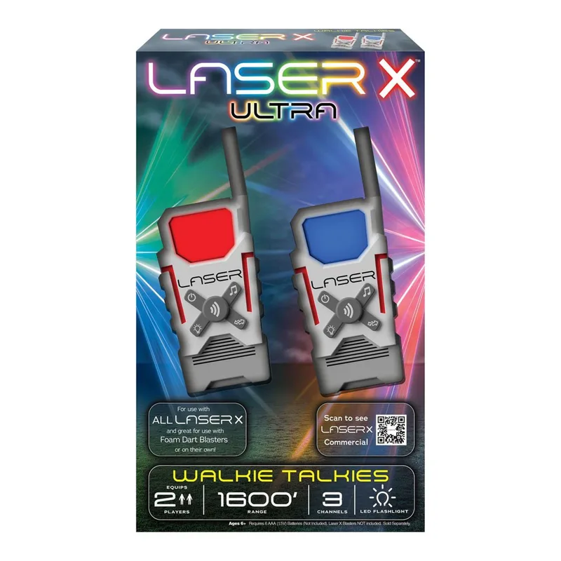 Ігровий набір Laser X Набір іграшкових рацій - Ultra для двох гравців (87557)