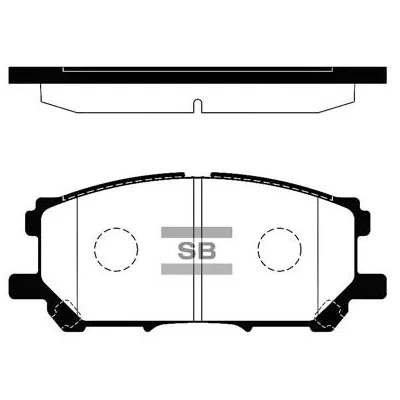 Гальмівні колодки HI-Q SP1456