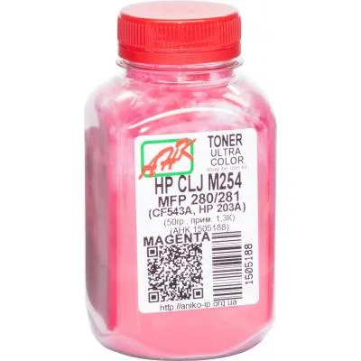 Тонер HP CLJ M254/MFP280/281, 50г Magenta AHK (1505188)