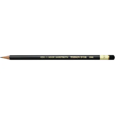 Олівець графітний Koh-i-Noor B Toison D'or без гумки корпус Чорний (1900.B)