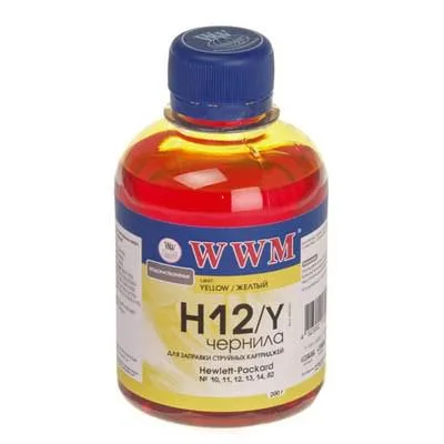 Чорнило WWM HP №10/ 11/12/13/14/82 (Yellow) (H12/Y)