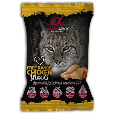 Ласощі для котів Alpha Spirit Chicken Snacks 50 г (8436586310103)